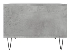 Mesa de centro 60x50x36,5 cm derivados de madeira cinza cimento PT656839^ Mesa De Centro