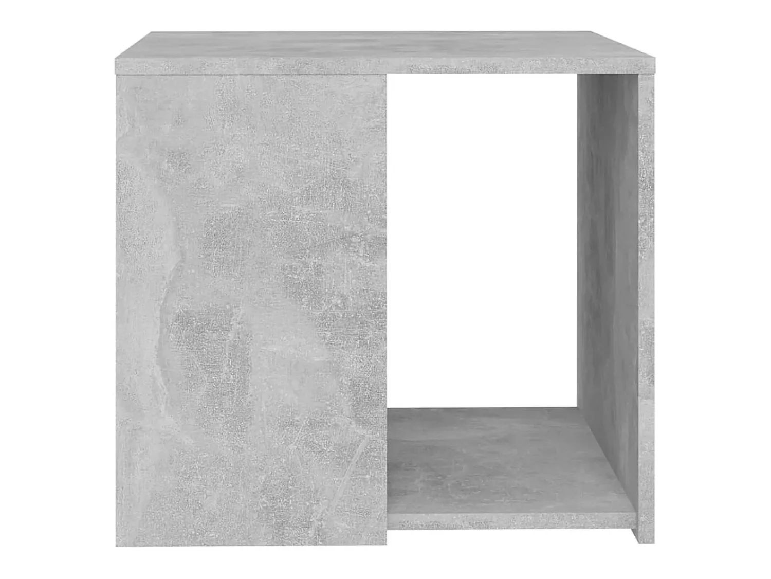New Mesa de centro 50x50x45 cm derivados de madeira cimento PT951089 Cinzento