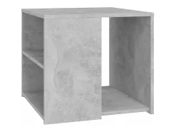 New Mesa de centro 50x50x45 cm derivados de madeira cimento PT951089 Cinzento
