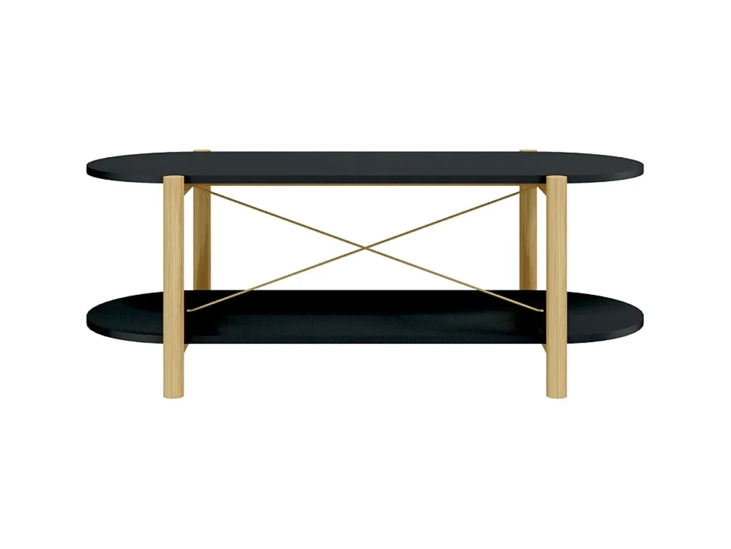 Hot Mesa de centro 110x48x40 cm derivados de madeira PT925255 Preto