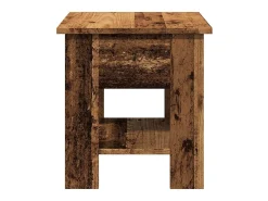 vidaxl Mesa de centro 40x40x42 cm derivados de madeira madeira velha^ Mesa De Apoio