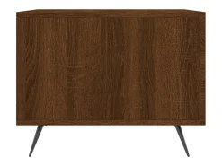 Mesa De Centro|vidaxl Mesa de centro 50x50x40 cm derivados madeira carvalho castanho Natural claro