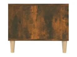 Mesa De Centro| Mesa de centro 102x50x40 cm derivados madeira carvalho fumado PT946054 Castanho