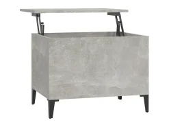 Sale Mesa de centro 60x44,5x45 cm derivados madeira cimento PT878845 Cinzento