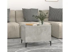 Sale Mesa de centro 60x44,5x45 cm derivados madeira cimento PT878845 Cinzento