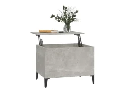 Sale Mesa de centro 60x44,5x45 cm derivados madeira cimento PT878845 Cinzento