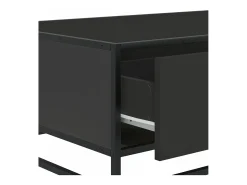 Sale vidaxl Mesa de centro 90x57x35 cm derivados de madeira/metal Preto