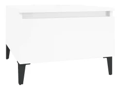 Mesa de centro 50x46x35 cm derivados de madeira brilhante PT119145^ Mesa De Centro