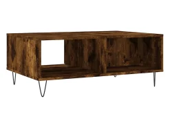 Mesa De Centro|vidaxl Mesa de centro 90x60x35 cm derivados de madeira carvalho fumado Natural claro