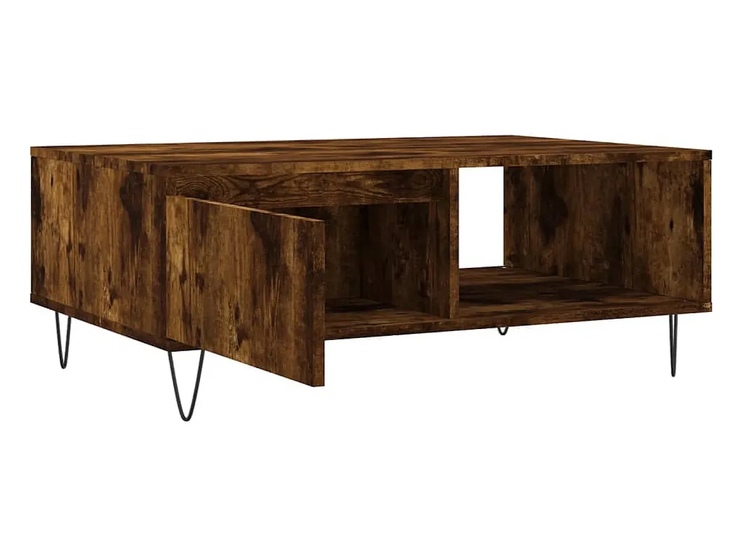 Mesa De Centro|vidaxl Mesa de centro 90x60x35 cm derivados de madeira carvalho fumado Natural claro