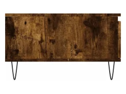 Mesa De Centro|vidaxl Mesa de centro 90x60x35 cm derivados de madeira carvalho fumado Natural claro