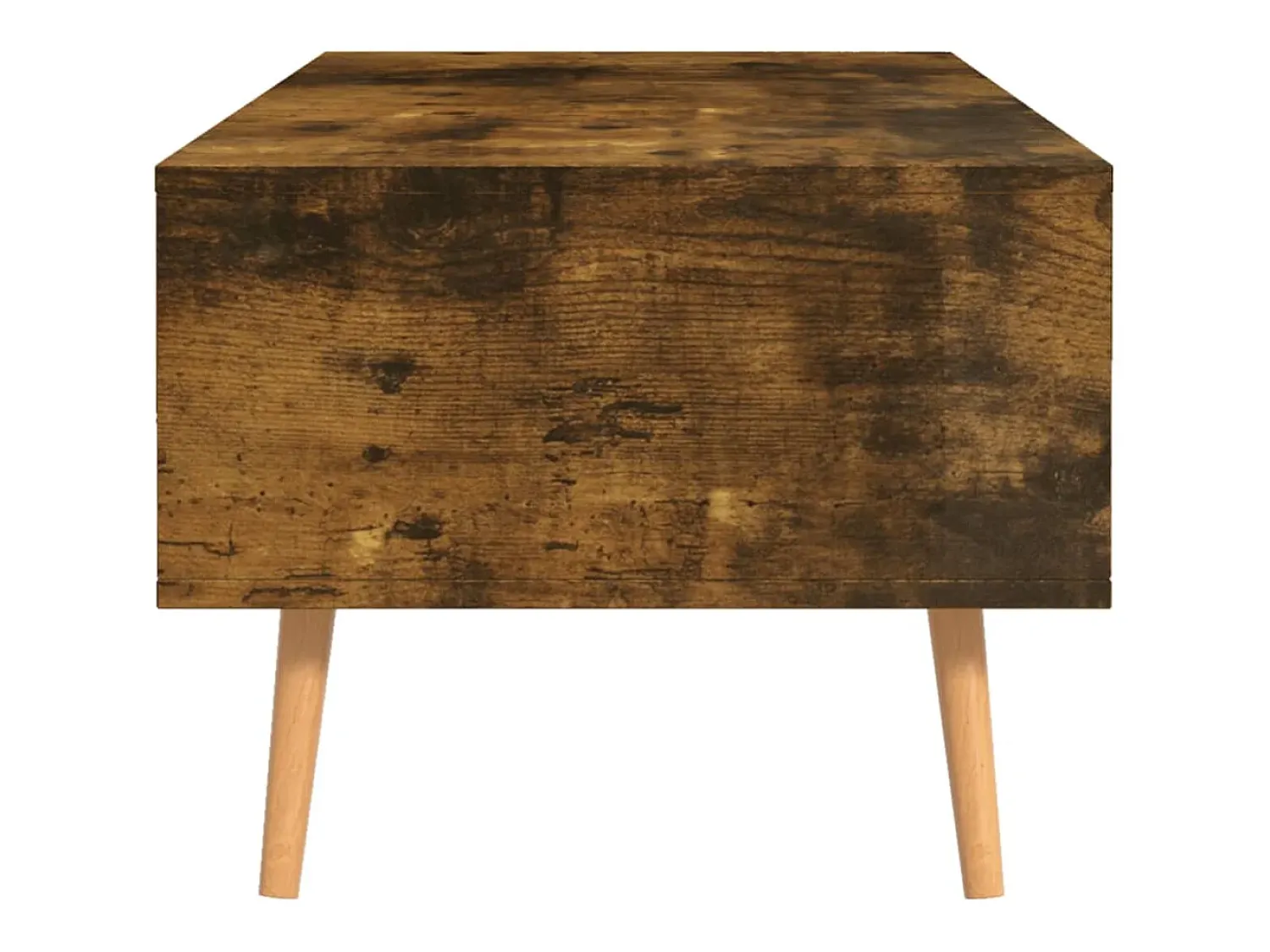 Mesa De Centro|vidaxl Mesa de centro 100x49,5x43 cm derivados madeira carvalho fumado Natural claro