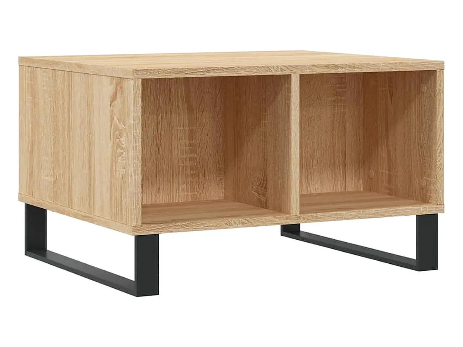 Mesa De Centro*vidaxl Mesa de centro 60x50x36,5 cm derivados madeira carvalho sonoma Natural claro