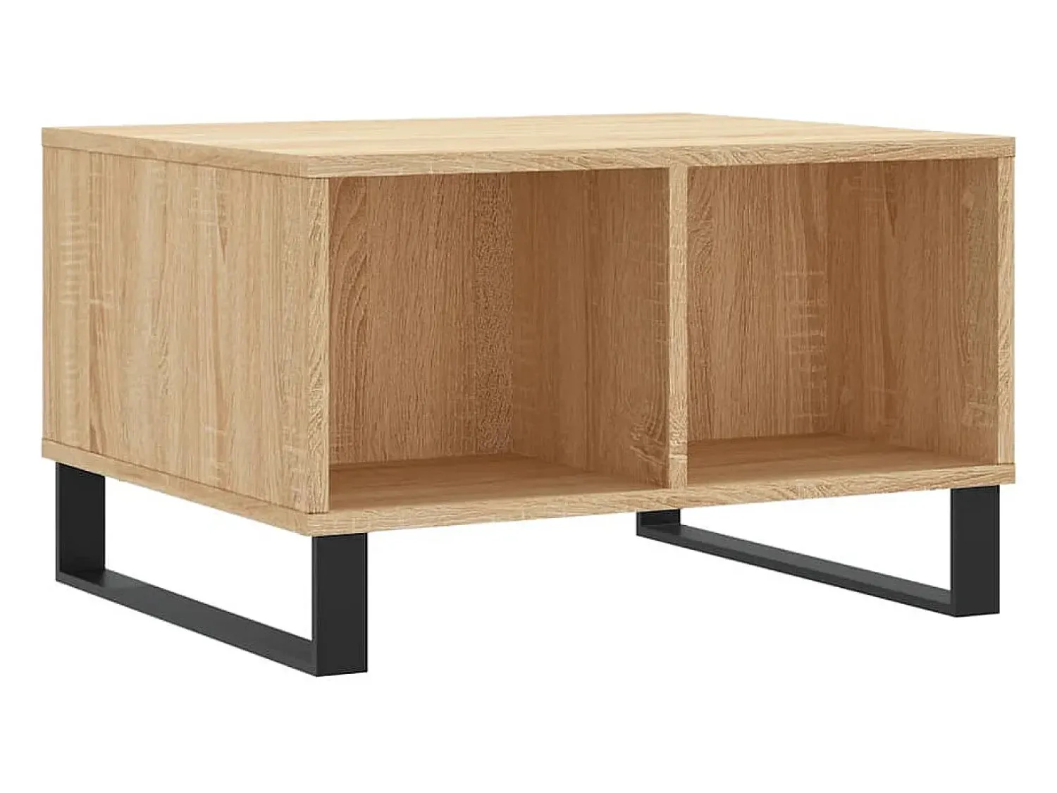 Mesa De Centro*vidaxl Mesa de centro 60x50x36,5 cm derivados madeira carvalho sonoma Natural claro