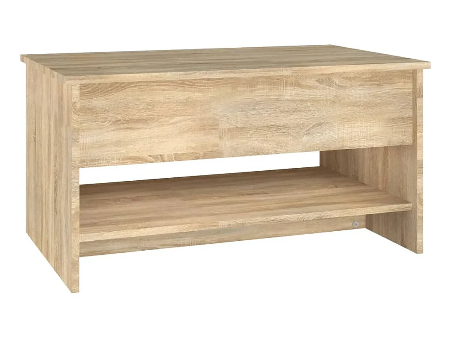 Mesa De Centro* Mesa de centro 80x50x40 cm derivados madeira carvalho sonoma PT488237 Castanho