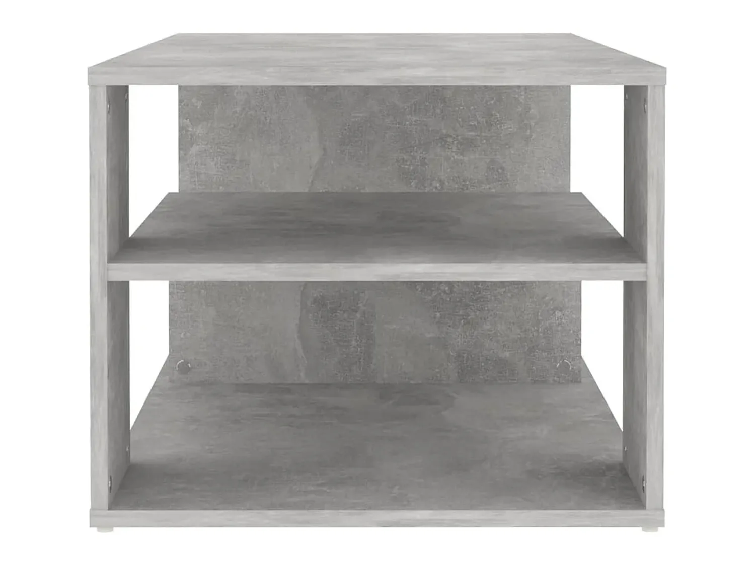 Mesa De Centro* Mesa de centro 100x50x40 cm derivados madeira cimento PT768048 Cinzento
