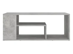 Mesa De Centro* Mesa de centro 100x50x40 cm derivados madeira cimento PT768048 Cinzento