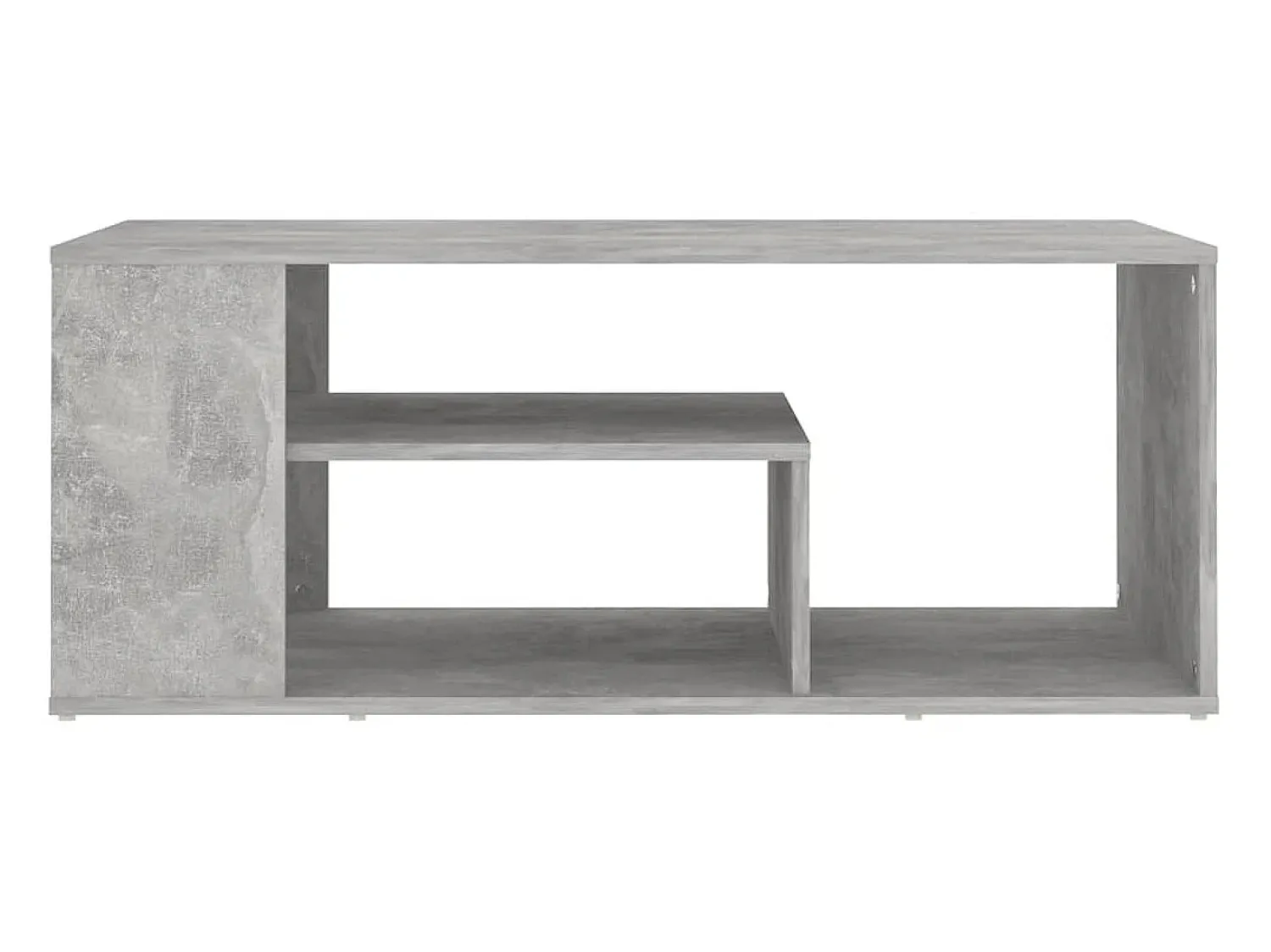 Mesa De Centro* Mesa de centro 100x50x40 cm derivados madeira cimento PT768048 Cinzento