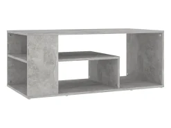 Mesa De Centro* Mesa de centro 100x50x40 cm derivados madeira cimento PT768048 Cinzento