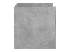 Mesa de centro 80x50x50 cm derivados de madeira cinza cimento PT877214 Cinzento claro