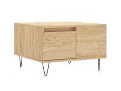 Mesa de centro 55x55x36,5 cm derivados madeira carvalho sonoma PT192755^ Mesa De Centro
