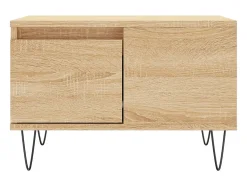 Mesa de centro 55x55x36,5 cm derivados madeira carvalho sonoma PT192755^ Mesa De Centro