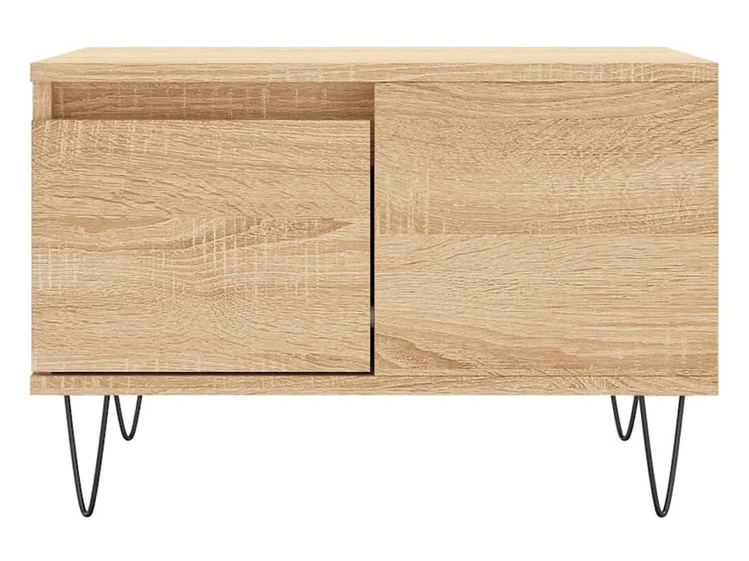 Mesa de centro 55x55x36,5 cm derivados madeira carvalho sonoma PT192755^ Mesa De Centro
