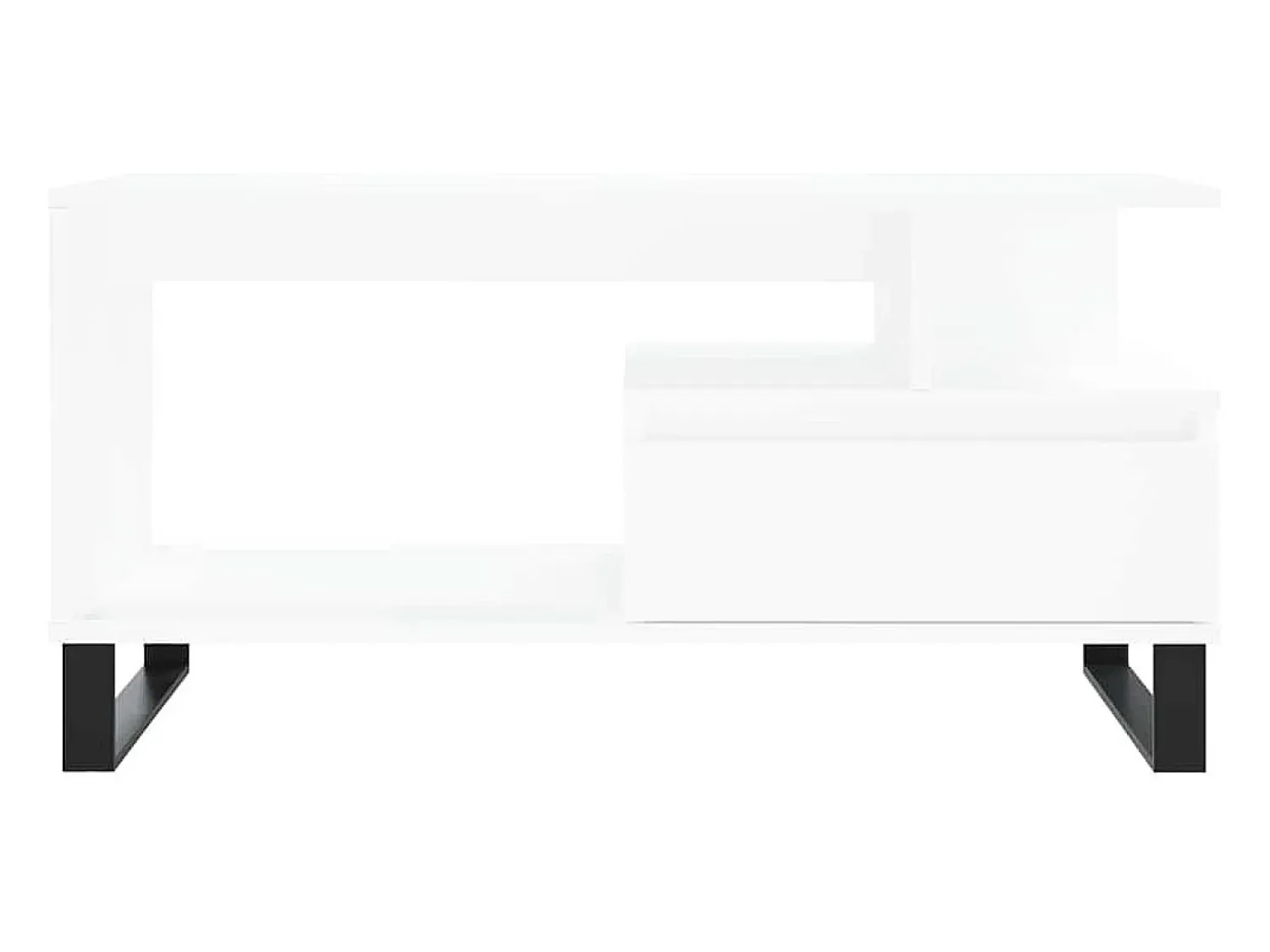 Mesa De Centro|vidaxl Mesa de centro 90x49x45 cm derivados de madeira Branco