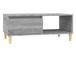 Mesa De Centro*vidaxl Mesa de centro 90x50x36,5 cm derivados madeira sonoma Cinzento