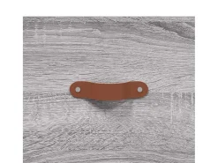 vidaxl Mesa de centro 50x50x40 cm derivados madeira sonoma cinza^ Mesa De Centro