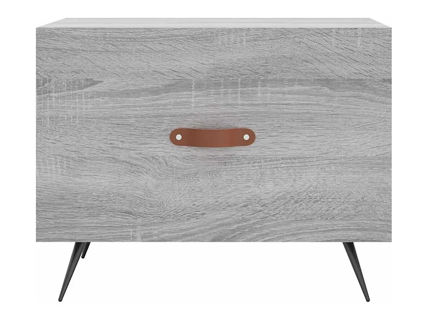 vidaxl Mesa de centro 50x50x40 cm derivados madeira sonoma cinza^ Mesa De Centro