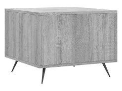 vidaxl Mesa de centro 50x50x40 cm derivados madeira sonoma cinza^ Mesa De Centro