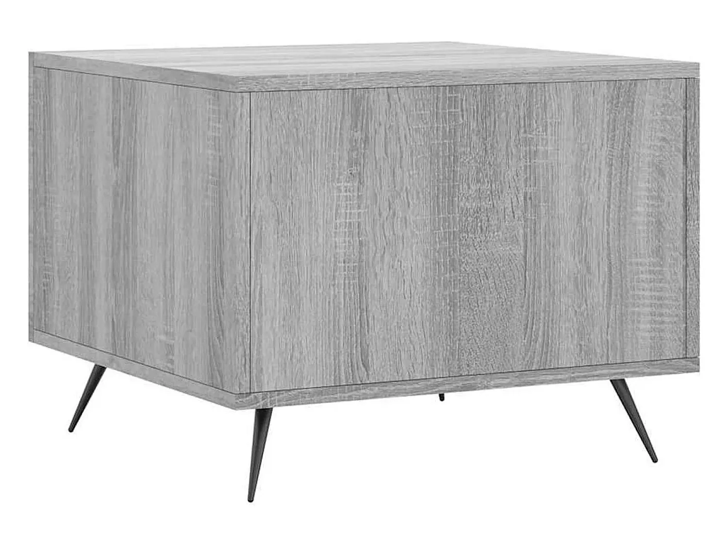 vidaxl Mesa de centro 50x50x40 cm derivados madeira sonoma cinza^ Mesa De Centro