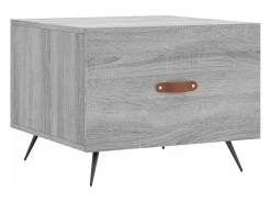 vidaxl Mesa de centro 50x50x40 cm derivados madeira sonoma cinza^ Mesa De Centro