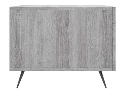 vidaxl Mesa de centro 50x50x40 cm derivados madeira sonoma cinza^ Mesa De Centro