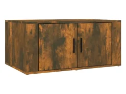 Discount vidaxl Mesa de centro 80x50x36 cm derivados madeira carvalho fumado Natural claro