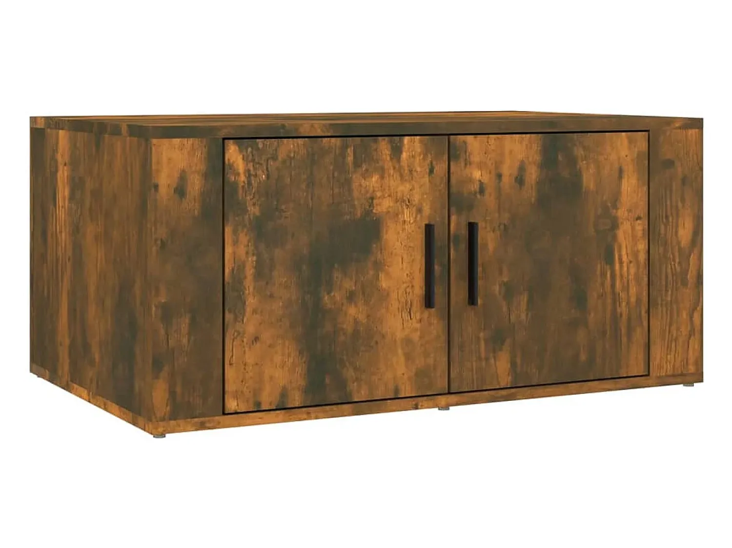 Discount vidaxl Mesa de centro 80x50x36 cm derivados madeira carvalho fumado Natural claro