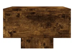 Mesa De Centro* Mesa de centro 100x49,5x31 cm derivados madeira carvalho fumado PT354896 Castanho