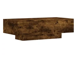 Mesa De Centro* Mesa de centro 100x49,5x31 cm derivados madeira carvalho fumado PT354896 Castanho