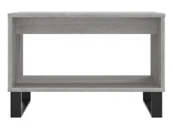 Mesa De Centro* Mesa de centro 60x50x40 cm derivados de madeira sonoma PT423751 Cinzento