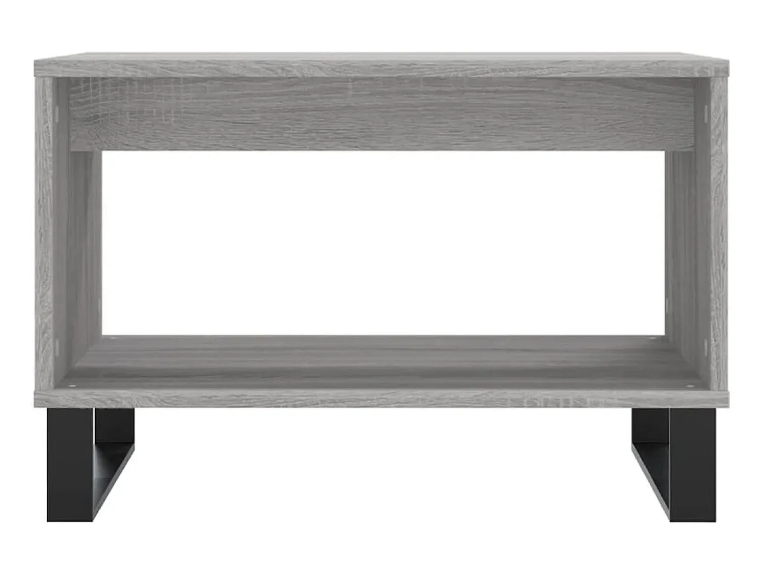 Mesa De Centro* Mesa de centro 60x50x40 cm derivados de madeira sonoma PT423751 Cinzento