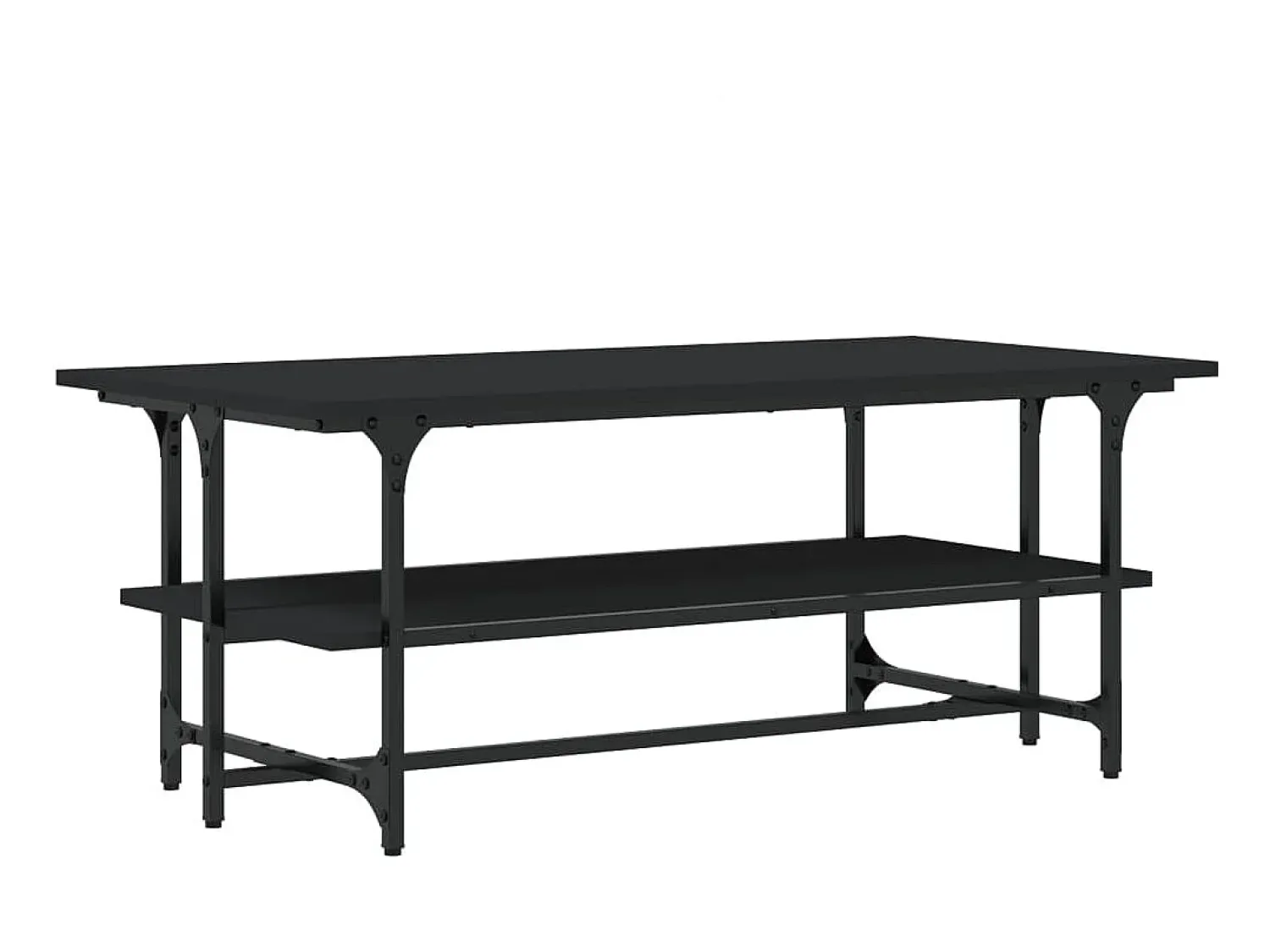 Hot Mesa de centro 100x50x40 cm derivados de madeira PT184500 Preto