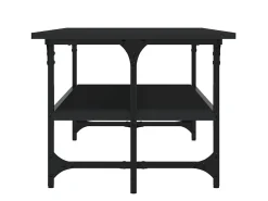 Hot Mesa de centro 100x50x40 cm derivados de madeira PT184500 Preto