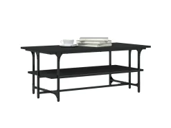 Hot Mesa de centro 100x50x40 cm derivados de madeira PT184500 Preto