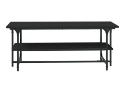 Hot Mesa de centro 100x50x40 cm derivados de madeira PT184500 Preto