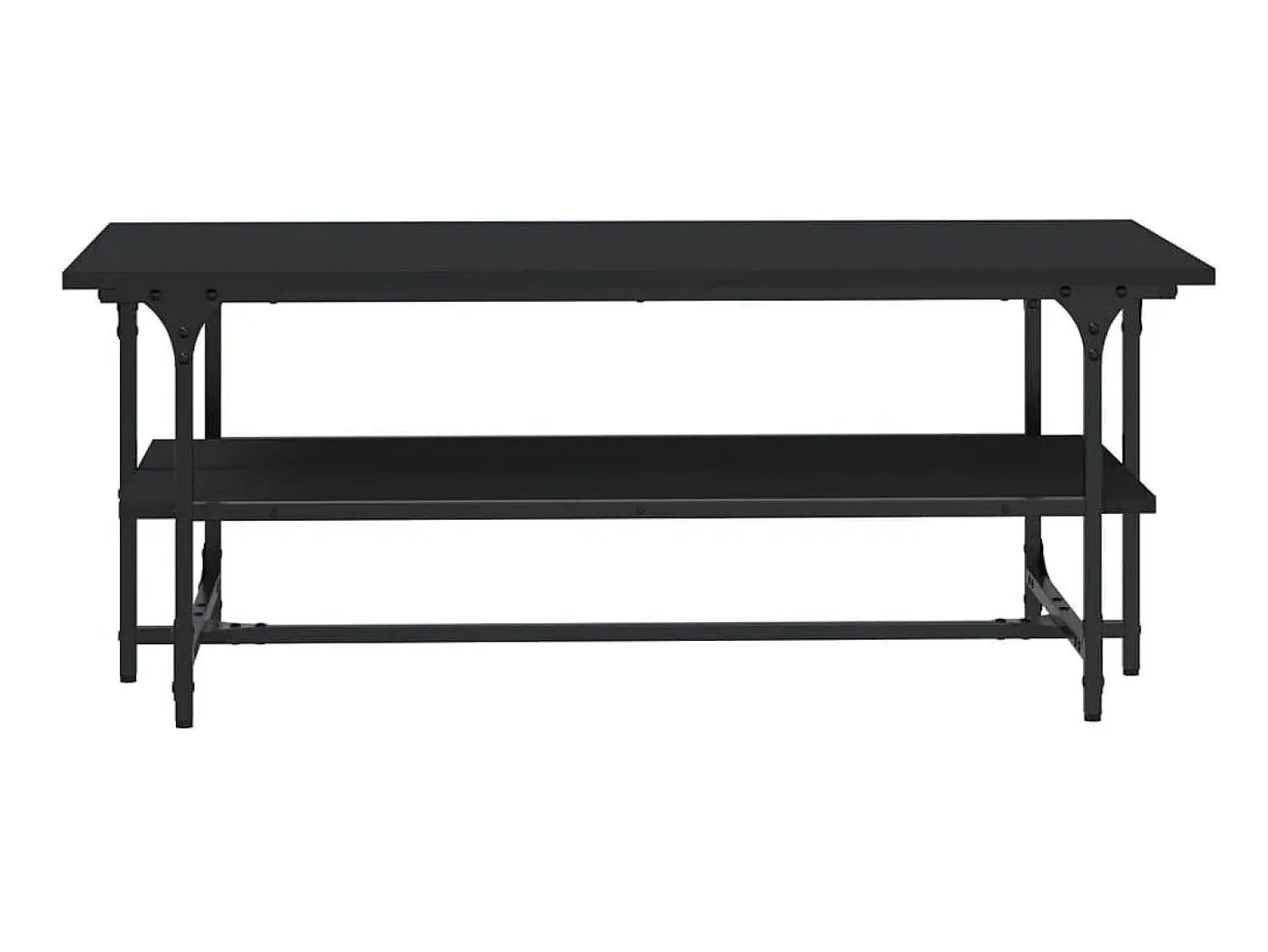 Hot Mesa de centro 100x50x40 cm derivados de madeira PT184500 Preto
