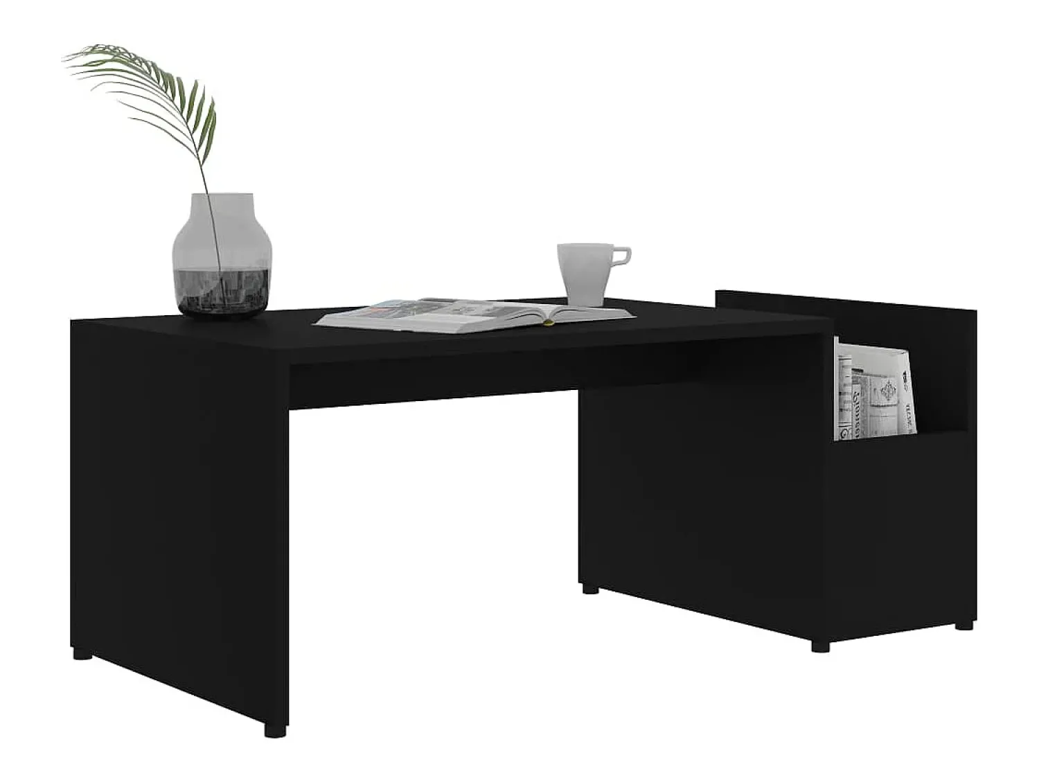 Mesa de centro 90x45x35 cm derivados de madeira PT220397^ Mesa De Centro