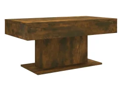 Outlet vidaxl Mesa de centro 96x50x45 cm derivados de madeira carvalho fumado Natural claro