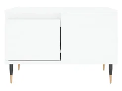 Mesa De Centro|vidaxl Mesa de centro 55x55x36,5 cm derivados de madeira Branco