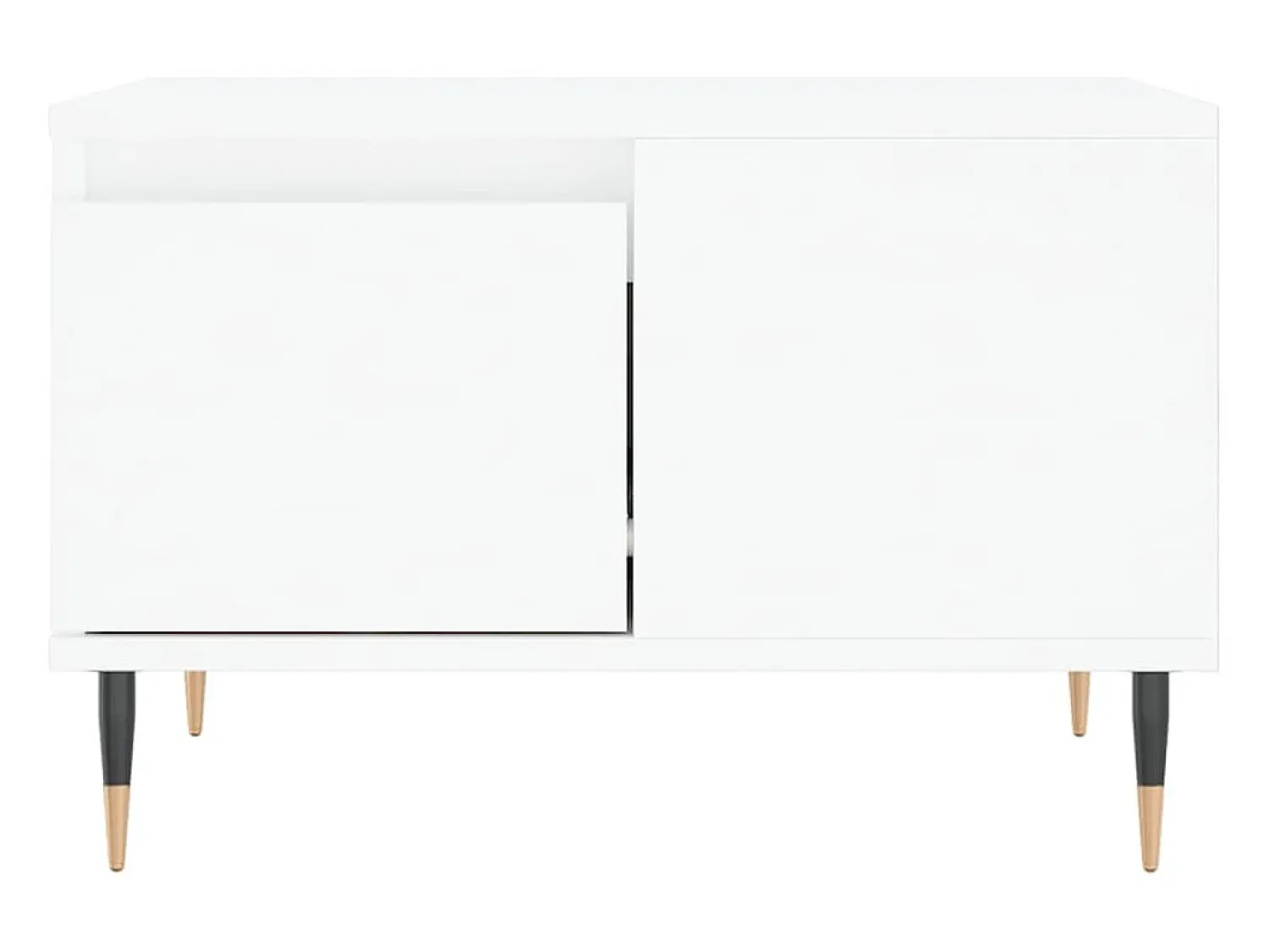 Mesa De Centro|vidaxl Mesa de centro 55x55x36,5 cm derivados de madeira Branco